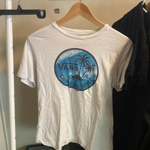 Graphic Vans Tee White